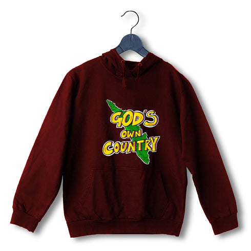 Quirkipedia God's Own Country - Kerala Malayalam Kerala Hooded SweatShirts